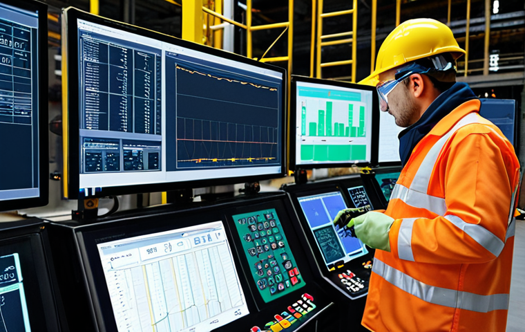 **Image Prompt:** Industrial setting with workers in safety gear, sensors monitoring equipment, and an AI interface displaying risk analysis data, emphasizing proactive safety measures.